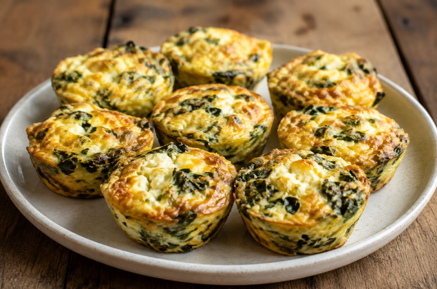 Mini frittatas de acelga y ricota