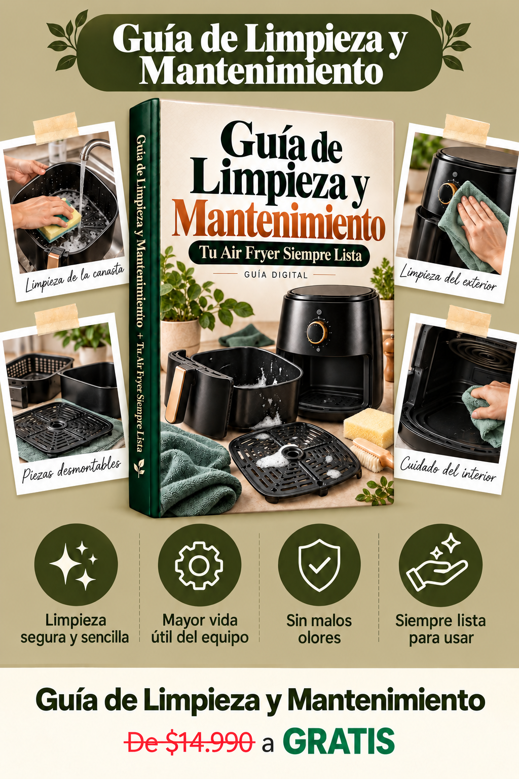 Guía de limpieza y mantenimiento